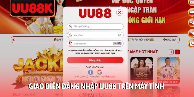 Hướng Dẫn Đăng Nhập UU88 Nhanh Chóng Thành Công Trong 5 Giây Hướng Dẫn Đăng Nhập UU88 Nhanh Chóng Thành Công Trong 5 Giây