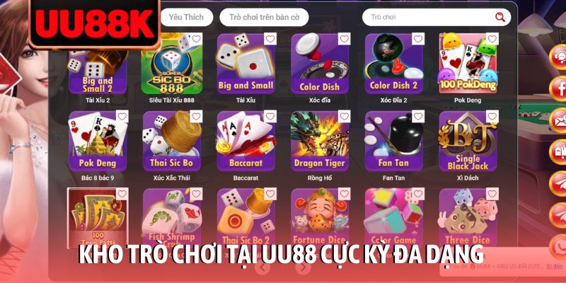 Game Bài UU88 - Thiên Đường Giải Trí Đỉnh Cao Cho Cược Thủ Game Bài UU88 - Thiên Đường Giải Trí Đỉnh Cao Cho Cược Thủ