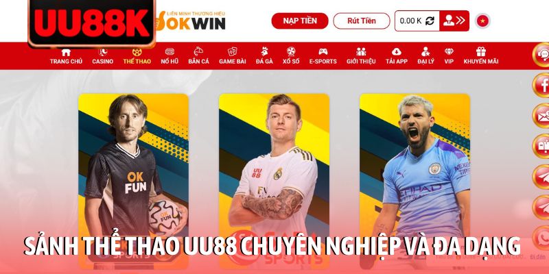 Thể Thao UU88 - Sảnh Cược Đẳng Cấp Với Tỷ Lệ Thưởng Cực Cao Thể Thao UU88 - Sảnh Cược Đẳng Cấp Với Tỷ Lệ Thưởng Cực Cao