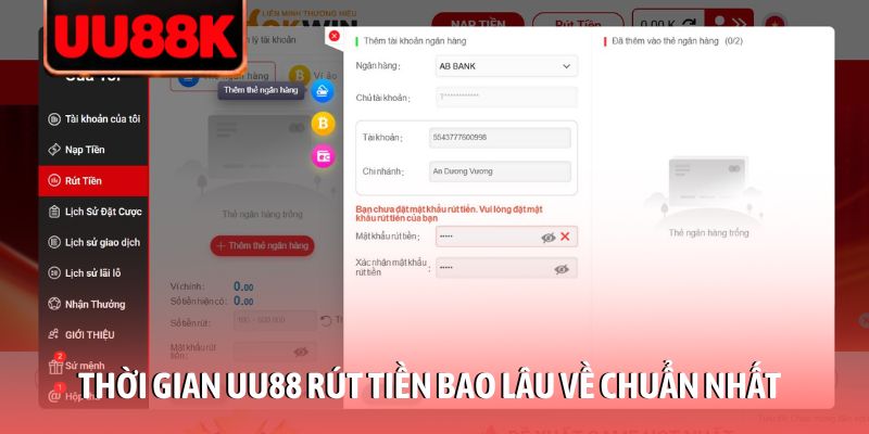 UU88 Rút Tiền Bao Lâu Về? 3 Mẹo Giúp Tiền Về Túi Tức Khắc UU88 Rút Tiền Bao Lâu Về? 3 Mẹo Giúp Tiền Về Túi Tức Khắc
